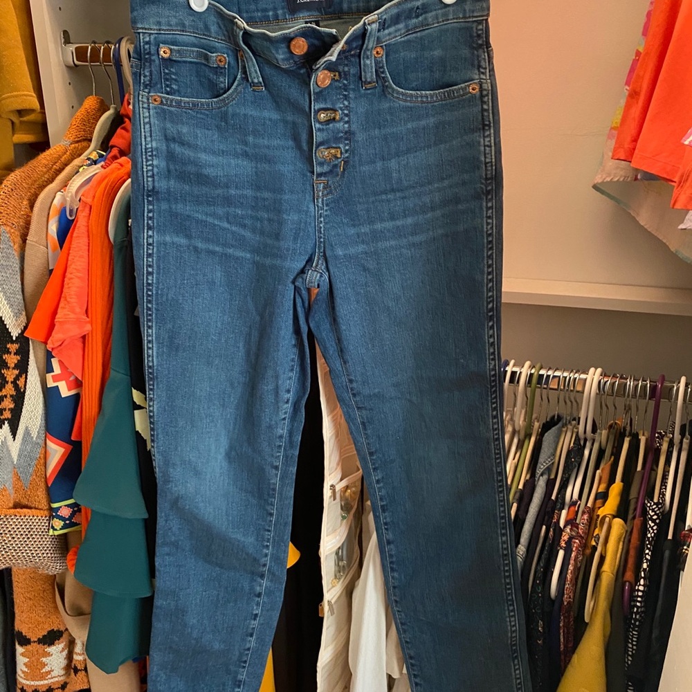 J.  Crew Button Fly jeans